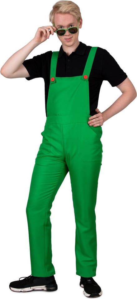 Groene Vingers In De Tuinbroek Man