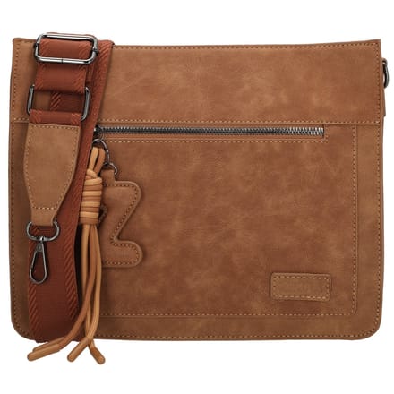 Zebra Trends Rosalyn Schoudertas - Crossbody - Dames - Bag Charm - Bruin