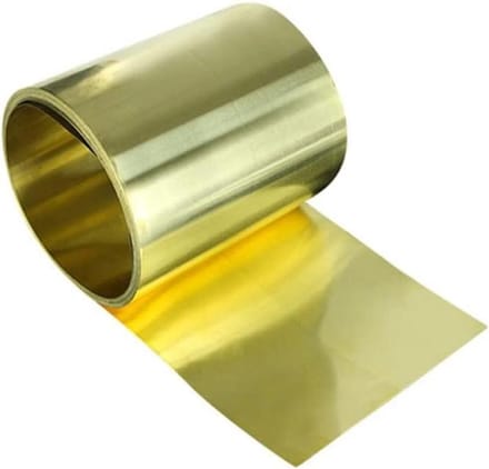 Messing Plaat - Koperen Strip - Hobby Projecten - Hoge Zuiverheid - 1 Meter Rol - Goudkleurig