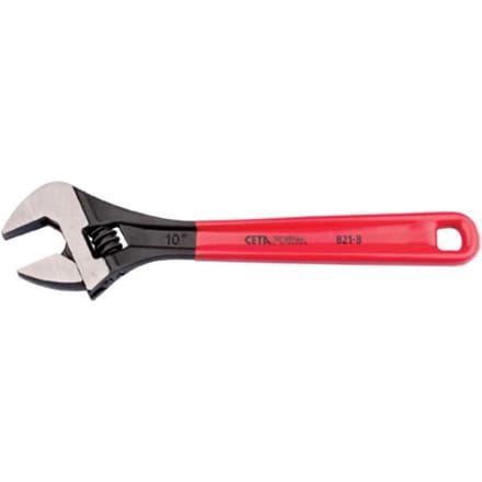 Verstelbare moersleutel CETAFORM, opening 30mm, Lang 250mm, PVC-handgreep