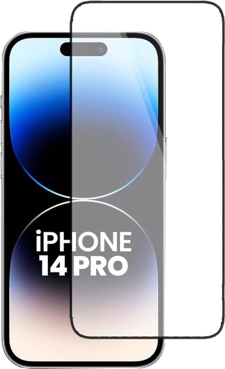 Screenprotector Geschikt voor 14 Pro screenprotector - Beschermglas Screenprotector - Zwart