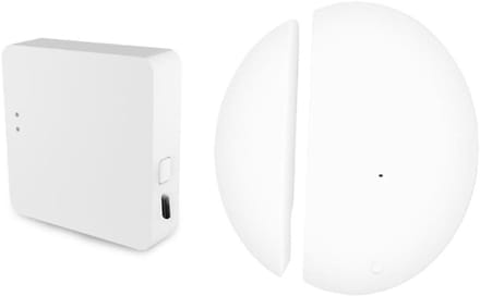 Deur Raam Sensor - Slim Alarm - Huis Beveiligen - Real-time Meldingen - 58x42x13mm - Wit
