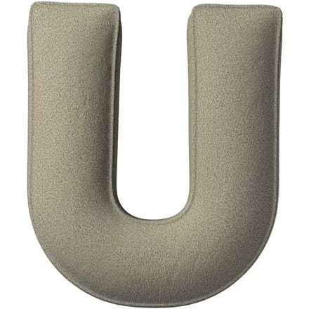 Kussen letter u Yellow Tipi Boucle