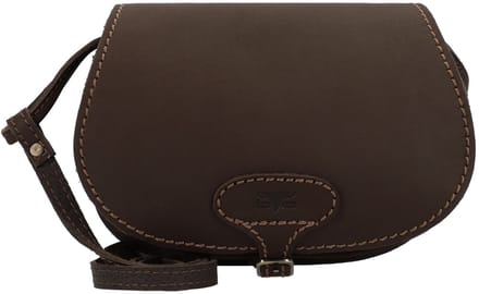 Mika Bonny schoudertas leer 23 cm - Dames - dunkelbraun