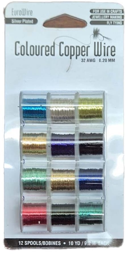 0.2 mm Gekleurd Koperdraad 12 Kleuren