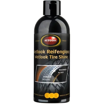 Bescherming van motorbanden Autosol Wetlook Tire Shine Germany
