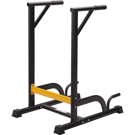 HMS Premium Serie - Multifunctionele Dip Bar - Staal en PU Schuim - Zwart
