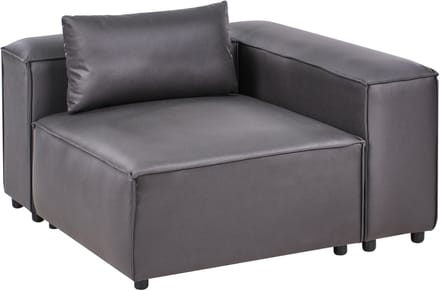 BRANDE - Hoekmodule - Zwart - Polyester