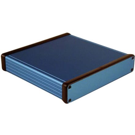 Hammond Electronics 1455R1601BU Universele behuizing 160 x 165 x 30.5 Aluminium Blauw 1 stuk(s)