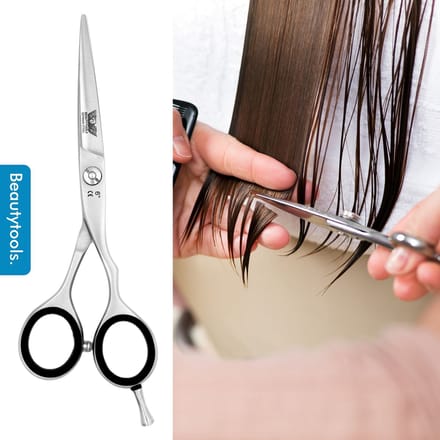 Beautytools PREMIUM LINE Kappersschaar/Professionele Knipschaar Rechtshandig - Silver SliceCut (6 Inch)