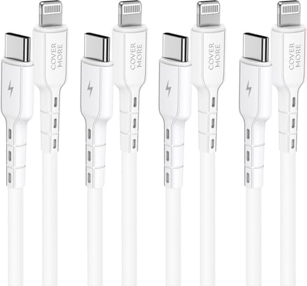 Oplaadsnoer geschikt voor iPad - Lightning naar usb C - Snellader kabel - Oplaadkabel - 1m - 4 stuks
