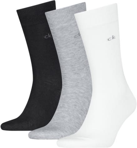 Calvin Klein Herensokken Classic 3-Pack White / Grey / Black