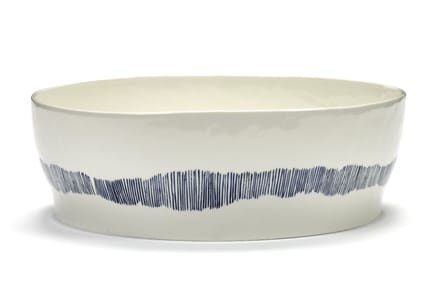 Serax Feast Slakom - wit / stripes blauw