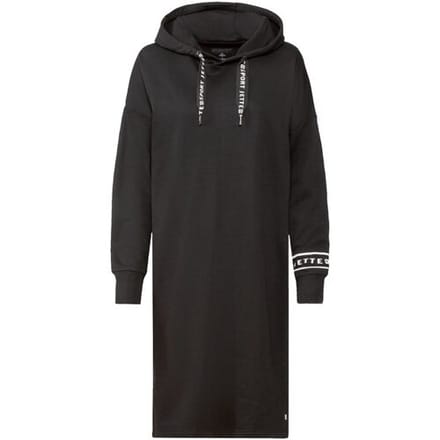 CRIVIT by Jette Sport dames sweaterjurk met katoen (zwart, S (36/38))