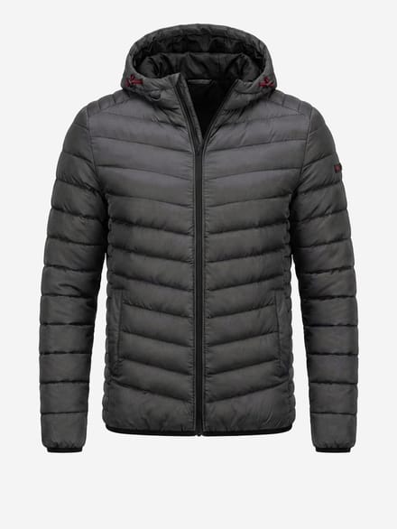 OMBRE Jas - Rits - Effen Grafiet S