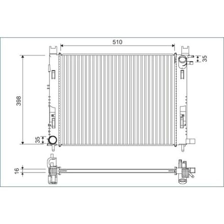 Radiateur VALEO 701120