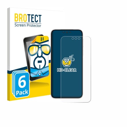 BROTECT - Screenprotector voor Huawei Mate 80 - Folie Beschermfolie transparant 6 Stuks