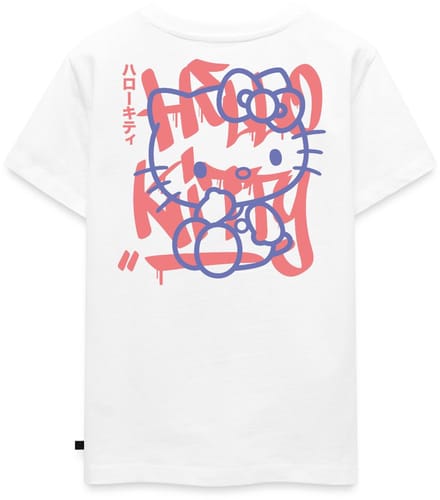 Hello Kitty Met Graffiti-Stijl Lettertype Premium T Shirt Kinderen