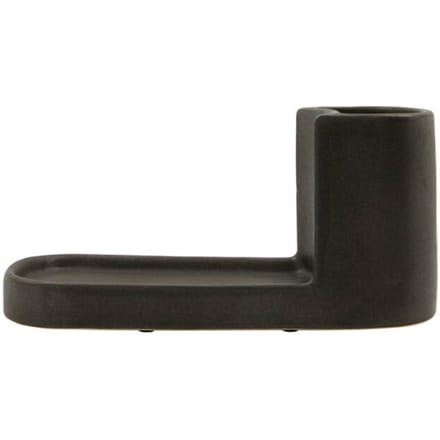 Meraki Borstel- en zeephouder Datura Donker grijs groot