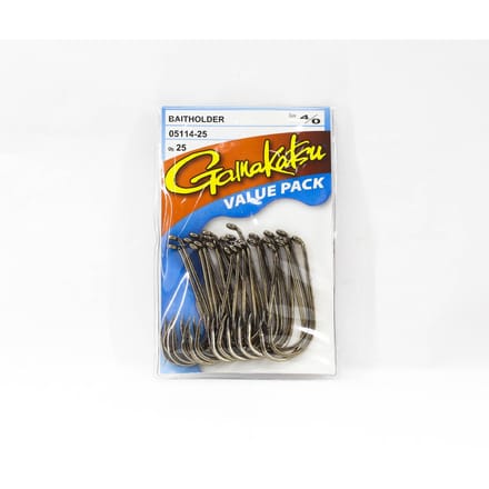 Gamakatsu Baitholder Waardepakket Maat 4/0 , 25 Per Pak (2490)