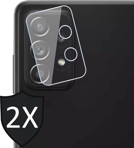 Camera Screenprotector geschikt voor Samsung A52s - 2x Glas Screen Protector