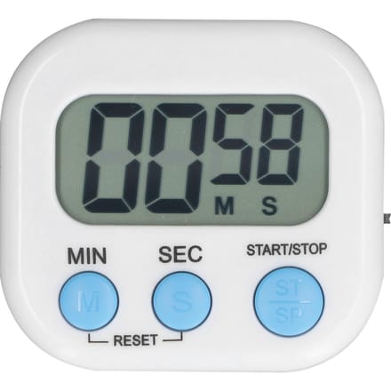 Elektronische Timer Groot Scherm Display Digitale Tijddetector met Timing- en Aftelfunctie gray