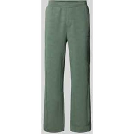 Regular fit sweatpants met jacquardlook, model 'MIRROR LONG'