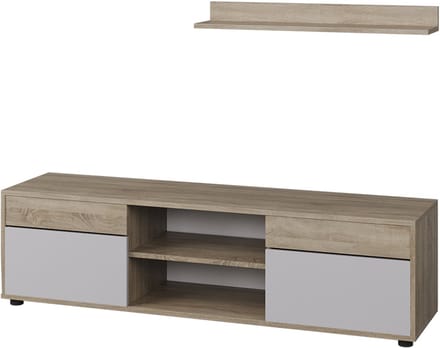 Vicco Berno Woonwand – 2 delen Sonoma/Wit