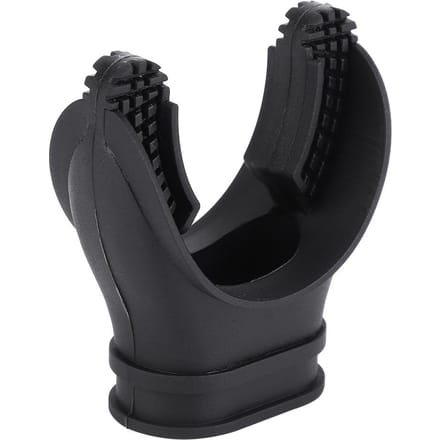 Duik Snorkel Siliconen Bijtmondstuk Mondstuk Duikuitrusting Accessoire black