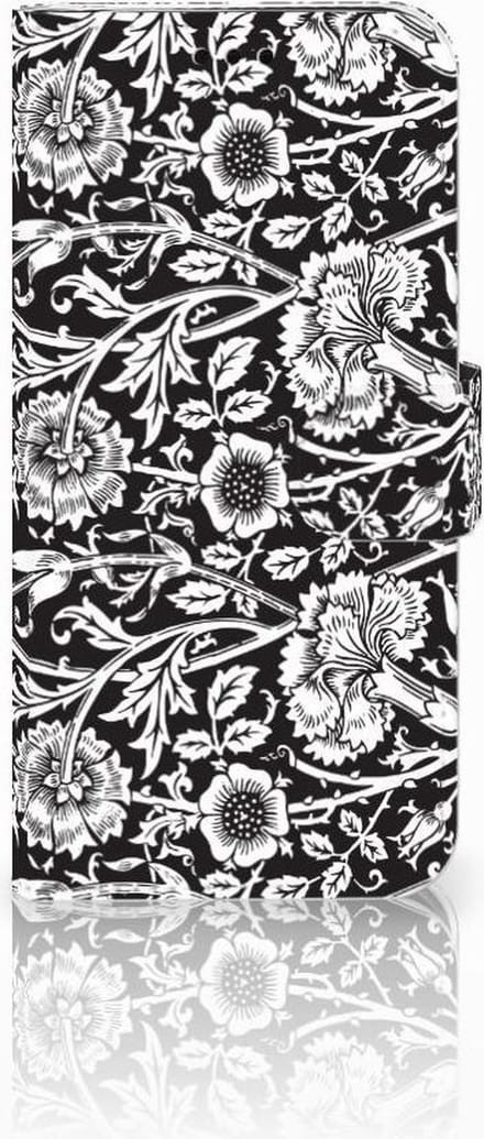 Samsung Galaxy J5 2017 Hoesje Black Flowers