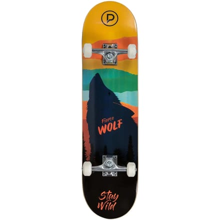 Skateboard Playlife Fierce Wolf