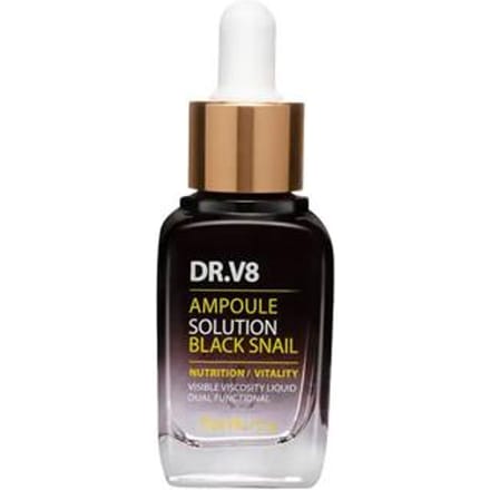 Farmstay, James V8 Ampoule Solution Zwarte Slak, 30 ml (30 ml) black