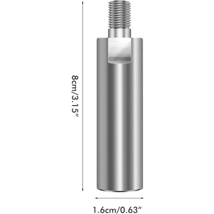 Meuleuse d'angle Tige d'extension Acier Arbre d'extension rotatif Ensemble Tige d'angle de meuleuse Rallonge de connexion pour Type 2