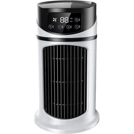 Draagbare Airconditioner Ventilator Verdampende Mini Luchtkoeler met Timer Stille USB Desktop Koelventilator black