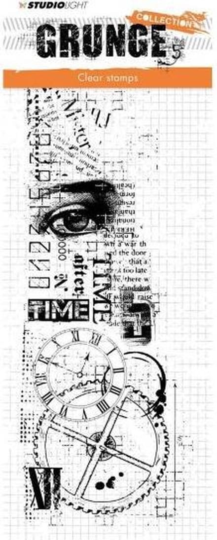 Stempel - Clear stamp - Studio Light - 297x105mm Grunge collection nr.336 (STAMPSL336)