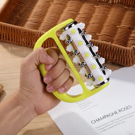 BukkitBow - Luxe Massageroller - Cellulite Massage Roller - Acryl Massageroller - Bindweefselmassage Apparaat - Groen