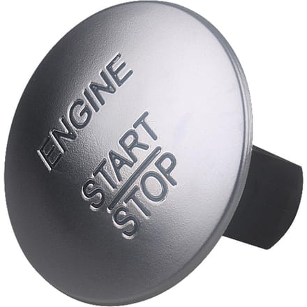 Motorontsteking Start Stop Knop Schakelaar Eén-klik Start Keyless Knop Vervanging voor zilver