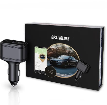Zylo® Mini GPS tracker - GPS Tracker Fiets - Mini GPS - 9x5x3cm - Zwart