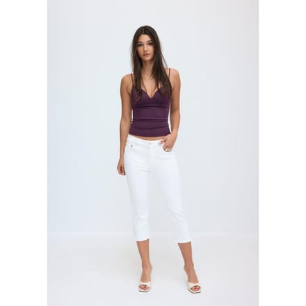 Stradivarius Top in korsetstijl  Donkerpurper M