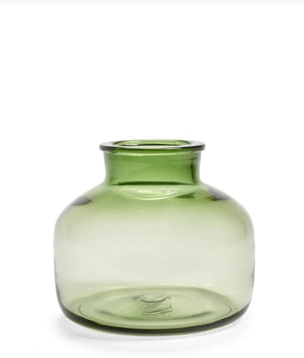 Serax Vaas-Vaas voor Bloemen Glas Groen D 25 cm H 22 cm