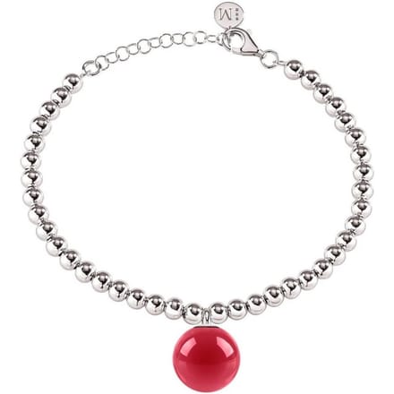 Morellato Boule roestvrijstalen kralenketting SALY23 damesarmband white