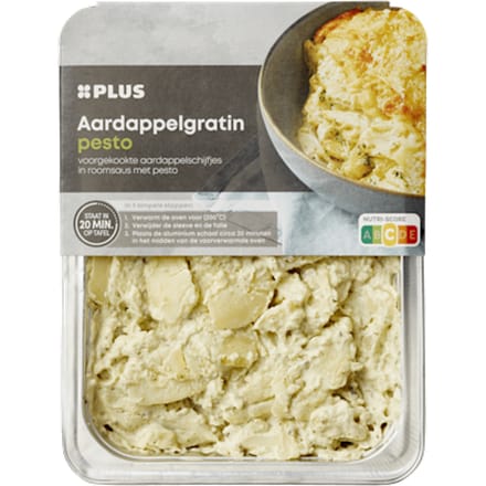 Aardappelgratin pesto