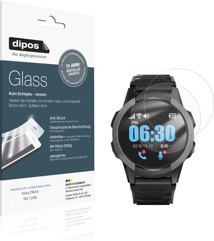 dipos – 2x Matte Pantserfolie geschikt voor NikuTRAX NC120E | 9H Screenprotector