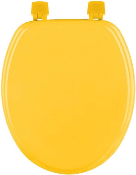Houten WC-bril 18 inch - Geel