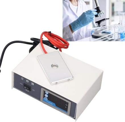 75W Temperatuurregeling Stage Laboratorium Hot Plate Slide Warmer Digitale Constante Thermostaat Verwarmde Lab Apparatuur - EU-stekker 220V .