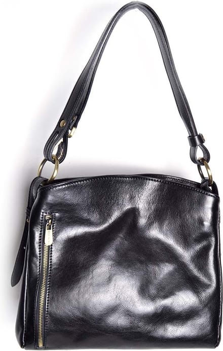 Giuliano handtas Imogen - Zwart - Dames - Made in Italy