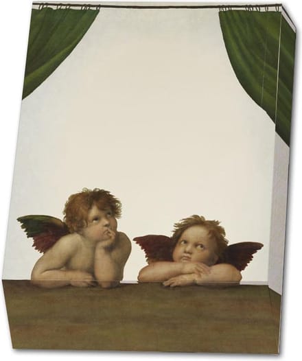 Memo blocnote: Die Sixtinische Madonna door Raffael