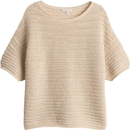 Gebreid shirt met boothals model 'Pinse breath'