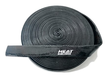 Ø 32 mm x 1 m | Hittebestendige silicone isolatiekous - Zwart