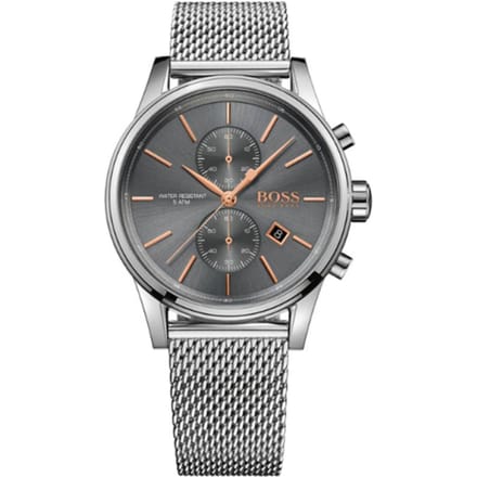 Hugo Boss HB1513440 Horloge - Staal - Zilverkleurig - Ø 41 mm